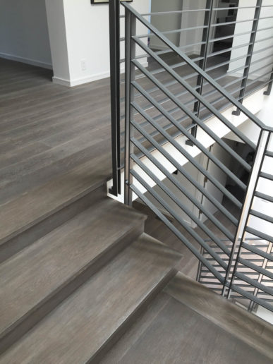 DHF Custom Staircase Gray Wood 2