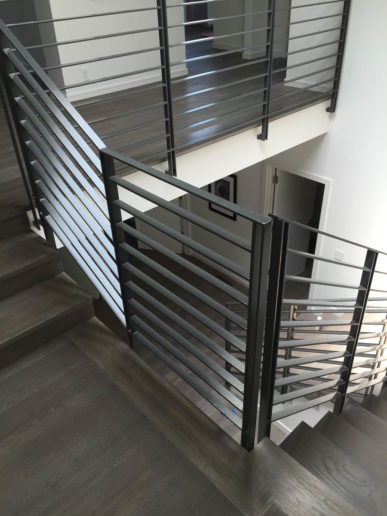 DHF Custom Staircase Gray Wood